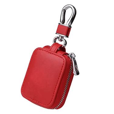 Imagem de TECKEEN Capa de couro à prova de choque com chaveiro para AirPods 1/2/3/Pro/P 2 2022