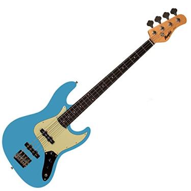Imagem de CONTRABAIXO PASSIVO 4C B/BASSWOOD N/MAPLE ESCALA ESCURA ESCUDO MG MB-50 SBLS MEMPHIS