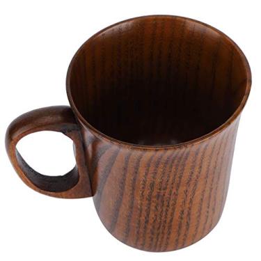 Imagem de Copo de chá copo de madeira caneca de café de madeira artigos de bebida clássicos para restaurante hotel casa