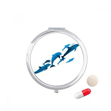 Imagem de Dolphin — Estojo de comprimidos para viagem grande e pequeno para remédios e medicamentos