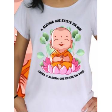 Imagem de Camiseta Feminina Soltinha Yoga Estampa Buda Da Prosperidade - Element