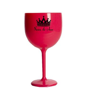 Imagem de 5 Taças Gin Acrilico 550ml Branca e Transparente Despedida de Solteira