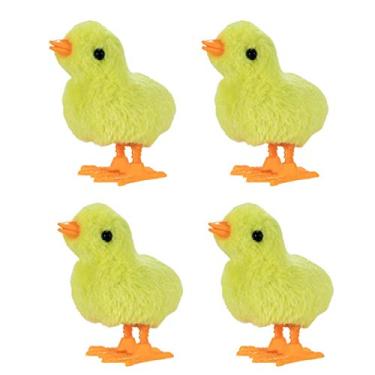 Imagem de Kit 4 Pintinhos Amarelinho a Corda Art Brink