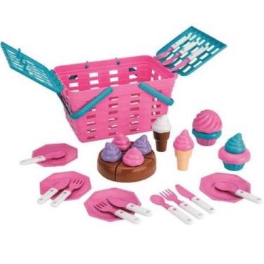 Imagem de Cesta De Piquenique Brinquedo Kit Cake Magic Toys