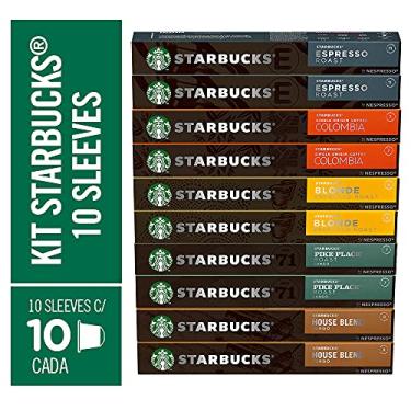 Imagem de Kit de Cafés Starbucks by Nespresso - 100 cápsulas