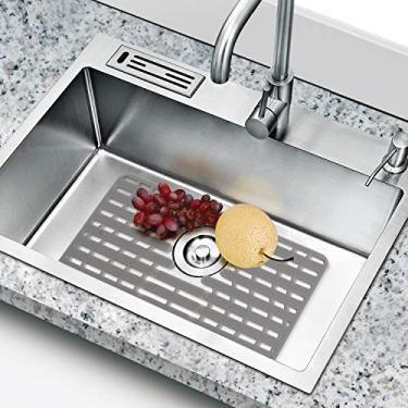 Imagem de Tapete para pia, Cinza, Small:12.8"*11.3"