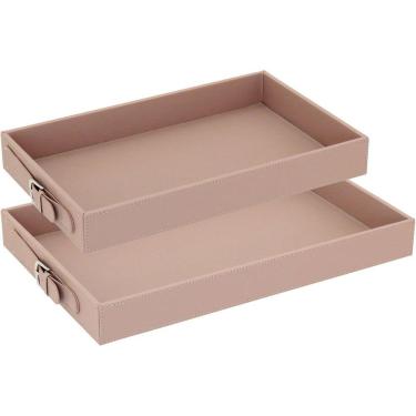 Imagem de HOME&amp;CO BANDEJA SINTÉTICO ROSE 2PÇ