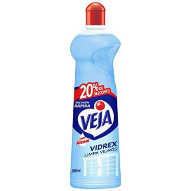 Imagem de Veja Limpa Vidros Vidrex Tradicional - Fórmula de lavagem de vidro, 500ml