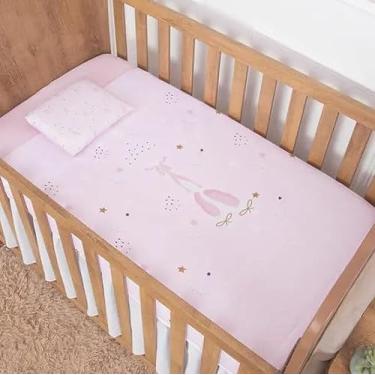 Imagem de Jogo de Lençol Berço Bebê 3 peças Personagem Infantil (Ballet)