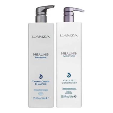 Imagem de Kit L´anza Healing Moisture Shampoo 1l E Condicionador 1l