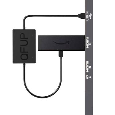 Imagem de Estabilizador de energia QFUP Adaptador de alimentação USB para Fire TV Stick