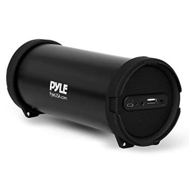 Imagem de Pyle Surround – Sistema de som estéreo portátil Boombox sem fio, bateria recarregável embutida, rádio MP3/USB/FM com conector de entrada auxiliar para áudio externo. (PBMSPG6)