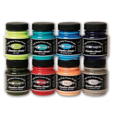 Imagem de Conjunto de tênis Neopaque da Jacquard, inclui 8 frascos de cor, 6 ml cada (JAC5700)