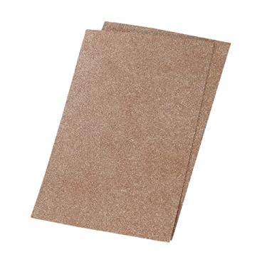 Imagem de PATIKIL Folhas de espuma EVA com glitter, papel macio, autoadesivo, 29 x 19 cm, tom dourado médio para projetos faça você mesmo, pacote com 2