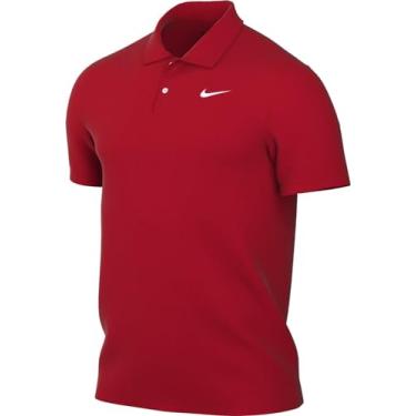Imagem de Nike Camiseta masculina sólida Dri Fit, Vermelho universitário/(branco), GG