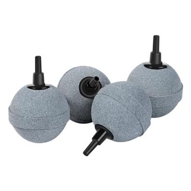 Imagem de AQUANEAT Pedras de ar para lagoas de 5 cm, pedras de ar de aquário, aerador de longa duração, difusor de oxigênio, acessórios de bomba de ar para aquários, tanques de peixes, hidroponia, lagoas e