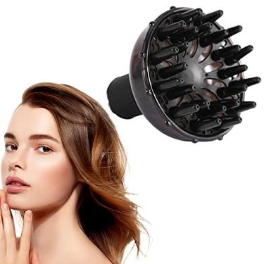 Imagem de Difusor de ar quente para cabelos encaracolados, difusor de fixação universal, capa de difusor de secador de cabelo, capa de salão de beleza, cabeleireiro, ferramenta universal de soprador