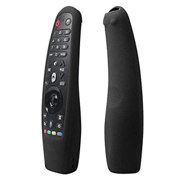 Imagem de Capa de silicone macio preto/azul/vermelho para controle remoto LG 3D Smart TV AN-MR600 Magic