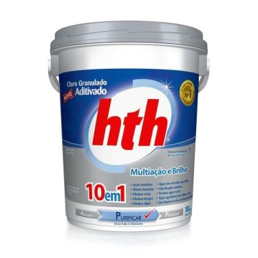 Imagem de Cloro Aditivado 10 Em 1 - Hth 10 Kg