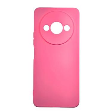 Imagem de Capa Capinha Case Compativel com Xiaomi Redmi A3 Silicone Macia Aveludada Forro Interno Com Proteção De Câmera Rosa Bebe