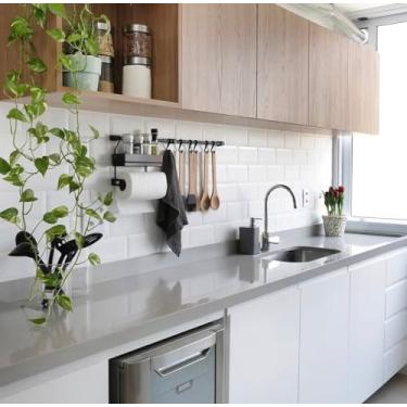 Imagem de Kit 20 Placas M² Parede Relevo Revestimento Casa Painel Branco Forro Teto Fosco Fachada 3d Pvc