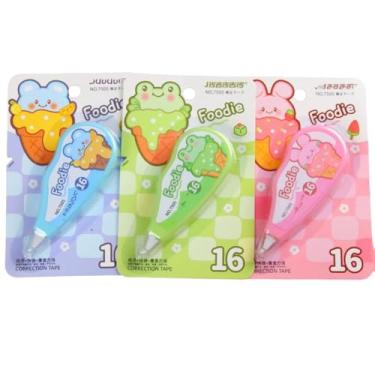 Imagem de 5 peças Cinto corretivo criativo aprendizagem papelaria estudante corretor de lição de casa correção-7505 fita correção-cor aleatória -5 peças