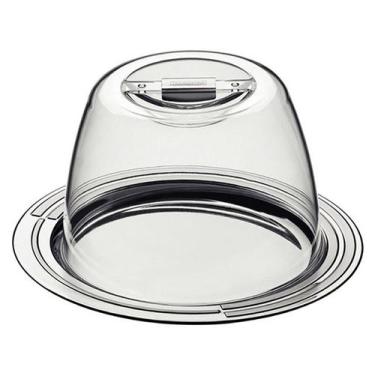 Imagem de Porta-Queijo Inox Com Tampa Tramontina Ciclo