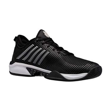 Imagem de K-Swiss Tênis masculino Hypercourt Supreme, Preto/branco, 8