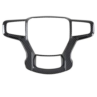 Imagem de Acessórios de volante de carro acabamento decoração interior fibra de carbono para Chevrolet Blazer 2019 2020 2021 2022 2023