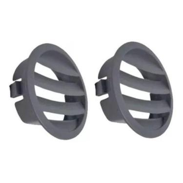 Imagem de Par Difusor Saída De Ar Painel Sup Santana Quantum Cinza - Clauplast