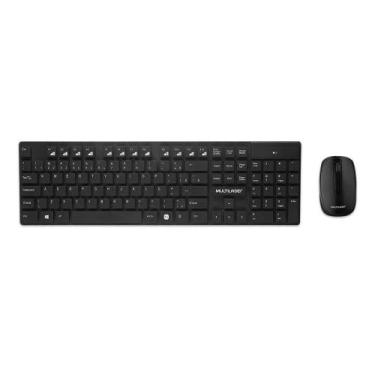 Imagem de Combo Teclado e Mouse Sem Fio Multilaser, 1200DPI, com Teclas Flutuant