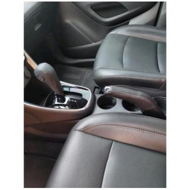 Imagem de Capa couro Manopla câmbio Automático e freio de mão Chevrolet Onix Joy