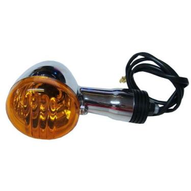 Imagem de Pisca Cromado Intruder 125 250 Chopper Virago Shadow Bobber Cafe Racer