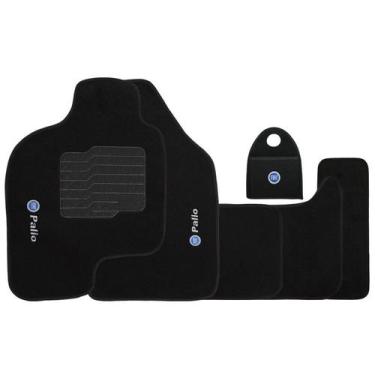 Imagem de Jogo Tapete Automotivo Carpete + Lixeira Fiat Palio 1996 à 2007 Soft L