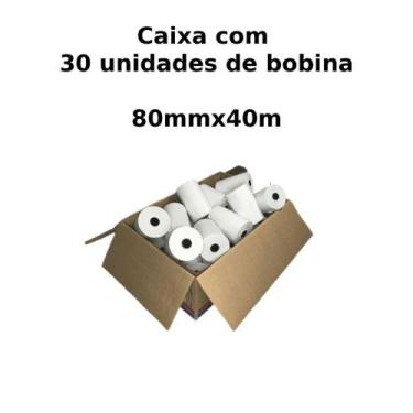 Imagem de Bobina Térmica Sensível para Relógio de Ponto/  Fiscais Caixa com 30 e