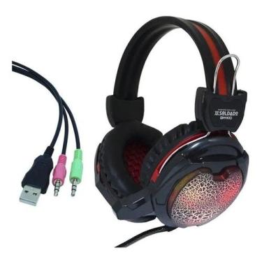 Imagem de Headset gamer infokit x soldado para pc com led gh-x10, X Soldado