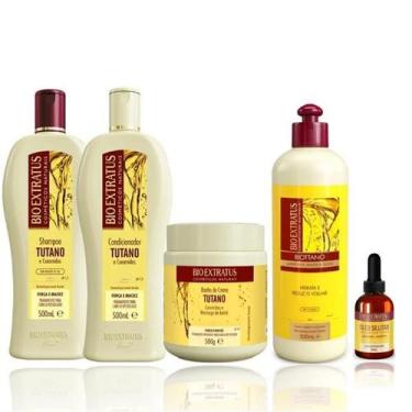 Imagem de Bio Extratus Tutano Shampoo+Cond 500ml+Mácara 500g+Umidificador de Cac