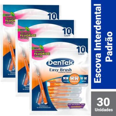 Imagem de Kit Escova Interdental DenTek Easy Brush Padrão 30 unidades