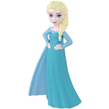 Imagem de MINI BONECA DISNEY PRINCESAS - ELSA - FROZEN 1  - 9cm - MATTEL