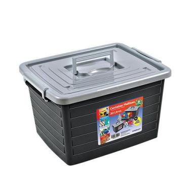 Imagem de Caixa Organizadora Container Com Rodas 30 Litros 25165 Arqplast