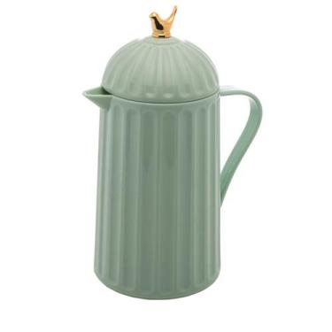 Imagem de Garrafa Térmica bird menta de 600ml de Plástico Wolff, 600ml, Verde Me