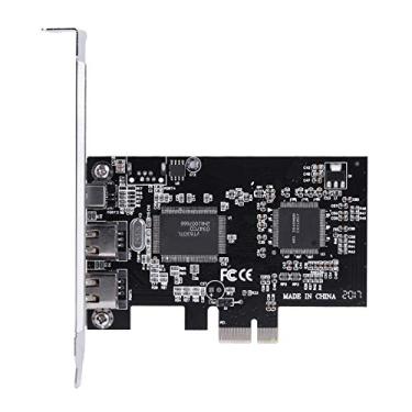 Imagem de Placa Controladora PCI Express FireWire para Dispositivos de Alto Desempenho e Conexão Plug-and-Play, Padrão IEEE 1394 para Dispositivos de áudio e Vídeo, 2 Portas, Usuários de Mac