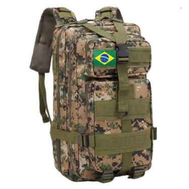 Imagem de Mochila militar 40l camping original 1000d impermeavel com divisorias 