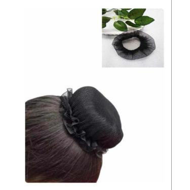 Imagem de Kit 10 Redinha Coque Cabelo Penteado Cozinha Chef Estética Ballet Hosp