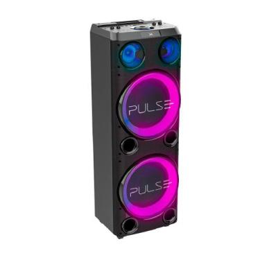 Imagem de Caixa de Som Pulse Torre Double  SP508 12'' LED Bluetooth 2300W