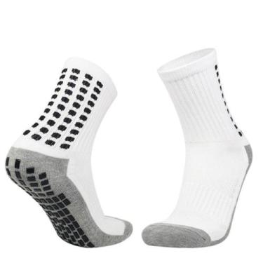 Imagem de Kit 04 Meia Futebol Antiderrapante Esportiva Adulto - Delite, Kit 4 br