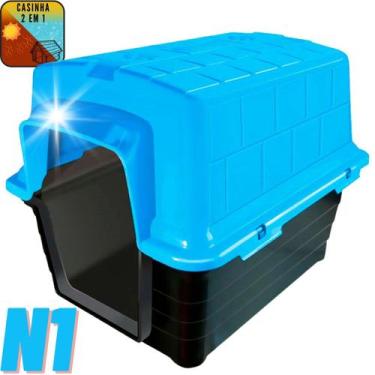 Imagem de Casinha Furacão Pet 2 Em 1 N1, Azul