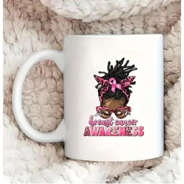 Imagem de Conjunto de 12 peças de meninas negras de Natal, rainha africana, câncer de mama rosa, história negra, juneteenth, adesivos de vinil UV inspiradores para canecas de café, laptops, livros, xícaras,