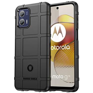 Imagem de Monwutong Capa de celular de ajuste fino para Motorola Moto G73, capa protetora robusta com grau militar à prova de choque, testada contra quedas e capa de proteção de lente de câmera para Moto G73,