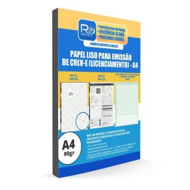 Imagem de Papel CRLV p/ Despachante Licenciamento Veicular A4 - Form Flex, 20 Fo